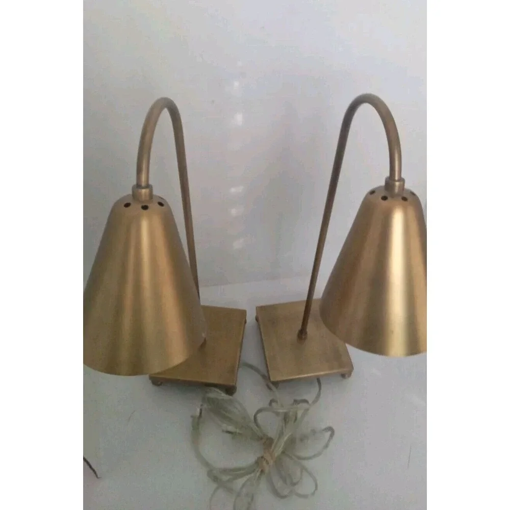 Modern Gold Desk Lamps Set of 2, Bedside Table‎ Lamps, Home Decor Lighting